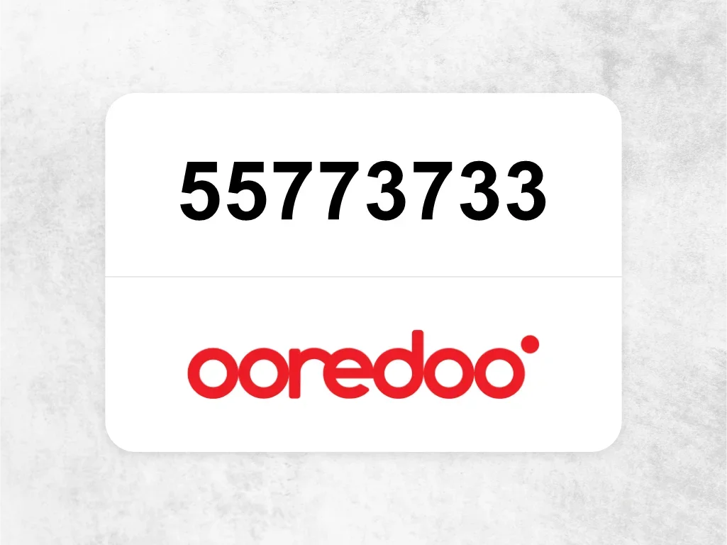 Ooredoo Mobile Phone  55773733