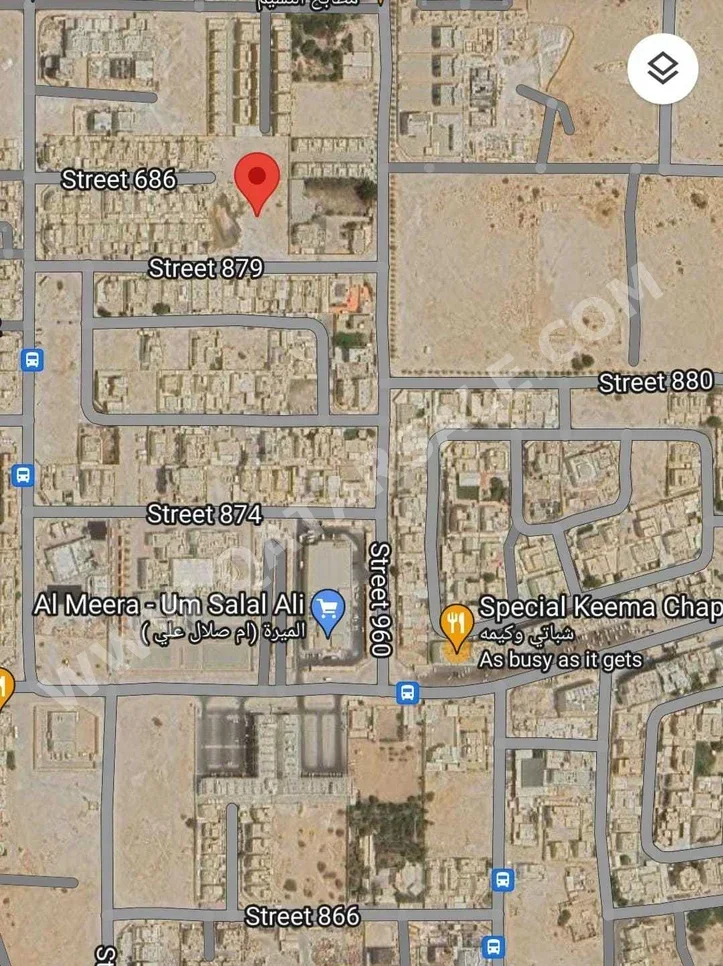 Lands For Sale in Umm Salal  - Umm Salal Ali  -Area Size 8٬525 Square Meter