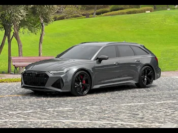 Audi  RS  6  2022  Automatic  59,900 Km  8 Cylinder  Rear Wheel Drive (RWD)  Sedan  Gray  With Warranty