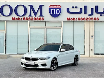 BMW  M-Series  5  2018  Automatic  52,000 Km  8 Cylinder  Rear Wheel Drive (RWD)  Sedan  White