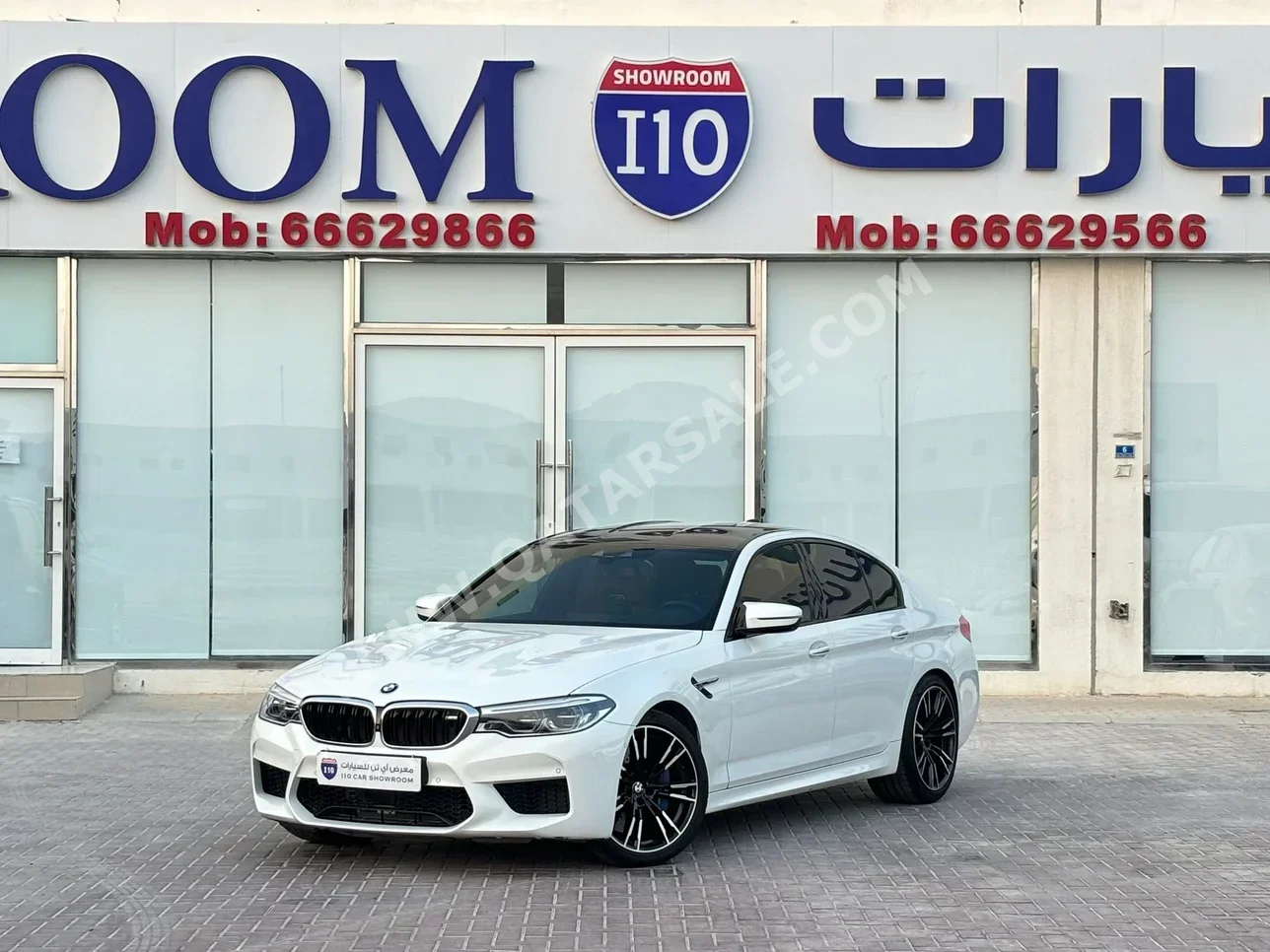 BMW  M-Series  5  2018  Automatic  52,000 Km  8 Cylinder  Rear Wheel Drive (RWD)  Sedan  White