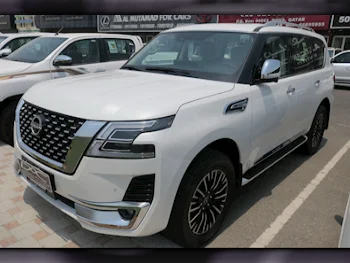 Nissan  Patrol  Platinum  2023  Automatic  0 Km  6 Cylinder  Four Wheel Drive (4WD)  SUV  White  With Warranty