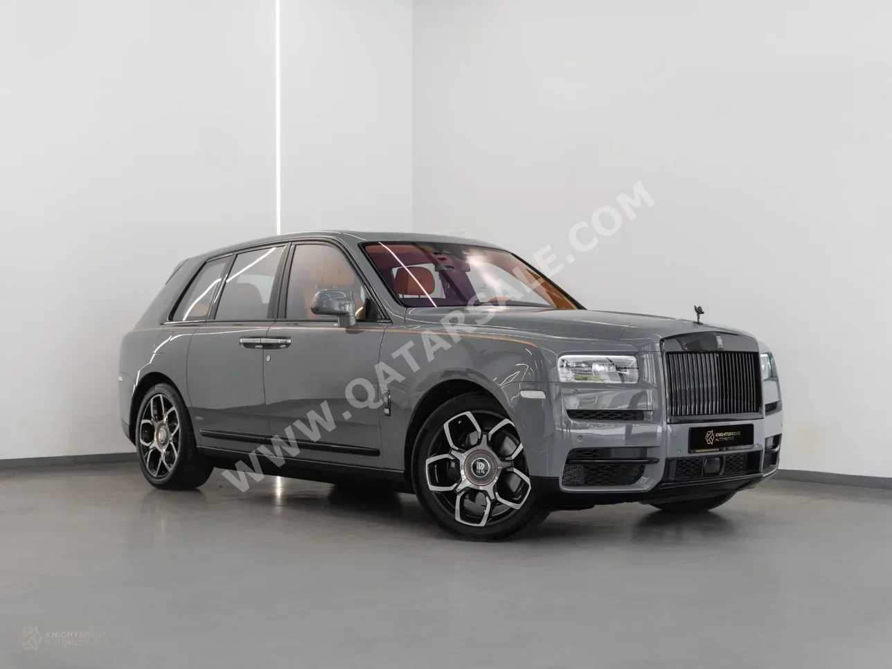 Rolls-Royce  Cullinan  Black Badge  2023  Automatic  15,400 Km  12 Cylinder  All Wheel Drive (AWD)  SUV  Gray Nardo  With Warranty