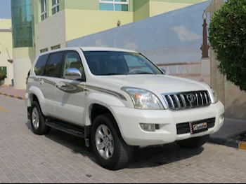 Toyota  Prado  2009  Automatic  218,000 Km  6 Cylinder  Four Wheel Drive (4WD)  SUV  White