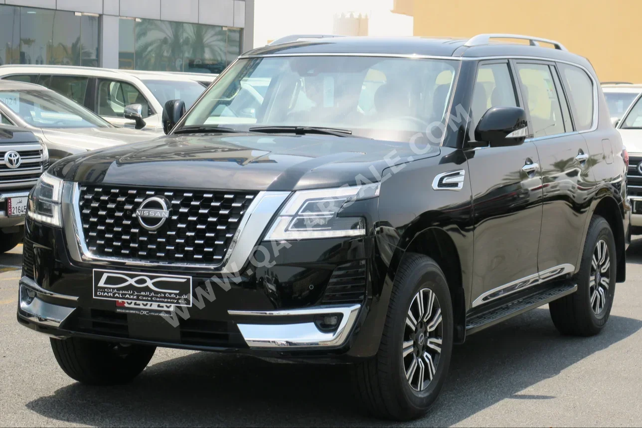 Nissan  Patrol  Titanium  2024  Automatic  0 Km  6 Cylinder  Four Wheel Drive (4WD)  SUV  Black  With Warranty