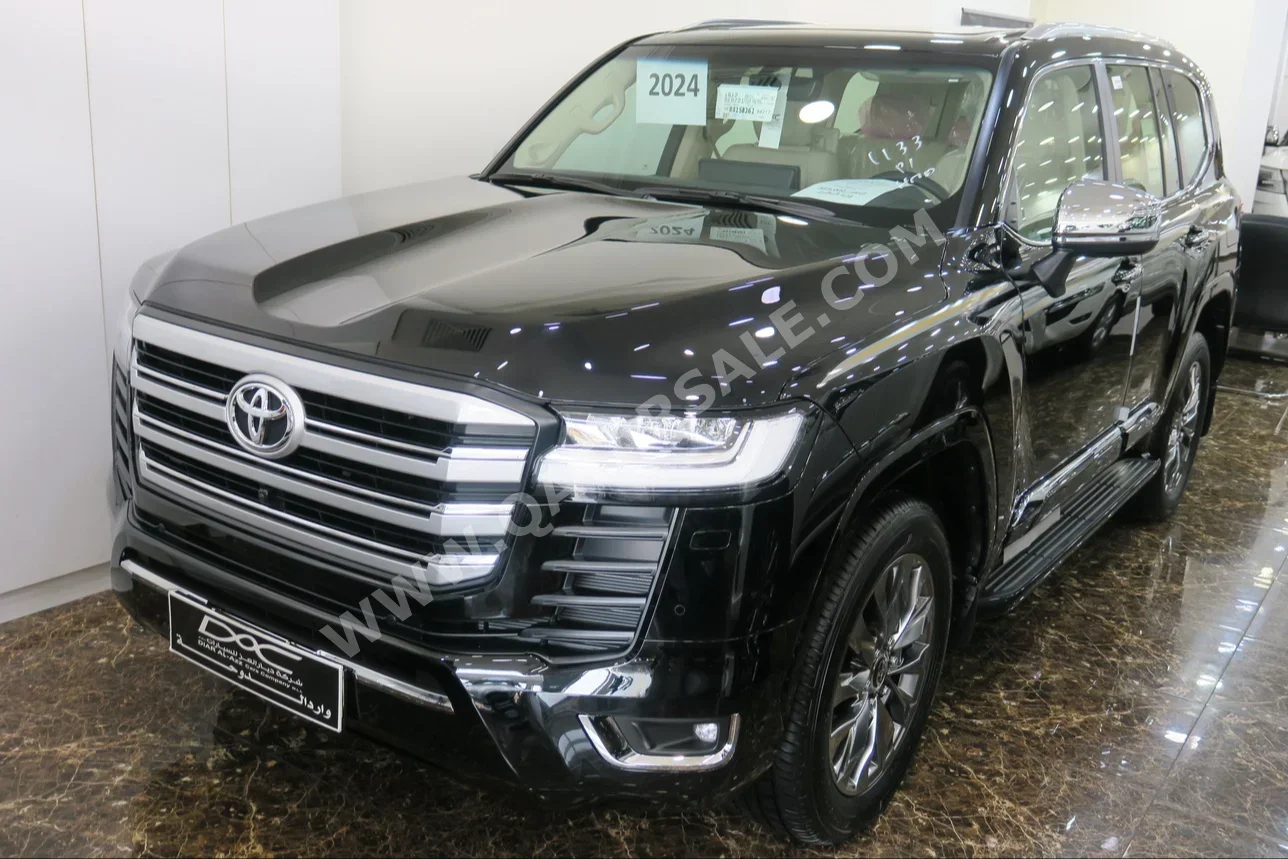 Toyota  Land Cruiser  VX Twin Turbo  2024  Automatic  0 Km  6 Cylinder  Four Wheel Drive (4WD)  SUV  Black  With Warranty