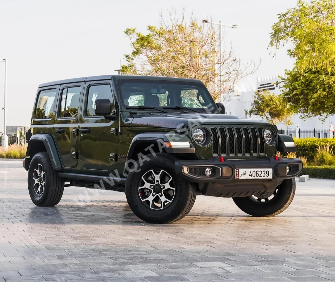 Jeep  Gladiator  Rubicon  2021  Automatic  38,000 Km  6 Cylinder  Four Wheel Drive (4WD)  Pick Up  Green  With Warranty