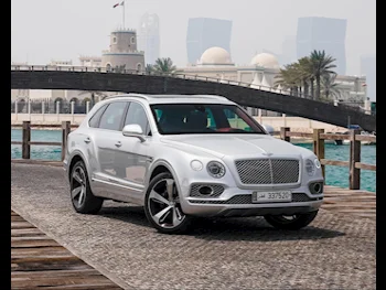 Bentley  Bentayga  2019  Automatic  34,000 Km  12 Cylinder  Four Wheel Drive (4WD)  SUV  Silver  With Warranty