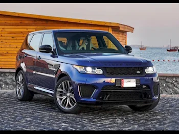 Land Rover  Range Rover  Sport SVR  2016  Automatic  100,000 Km  8 Cylinder  Four Wheel Drive (4WD)  SUV  Blue