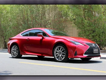 Lexus  RC  350  2022  Automatic  32٬250 Km  6 Cylinder  Rear Wheel Drive (RWD)  Coupe / Sport  Red