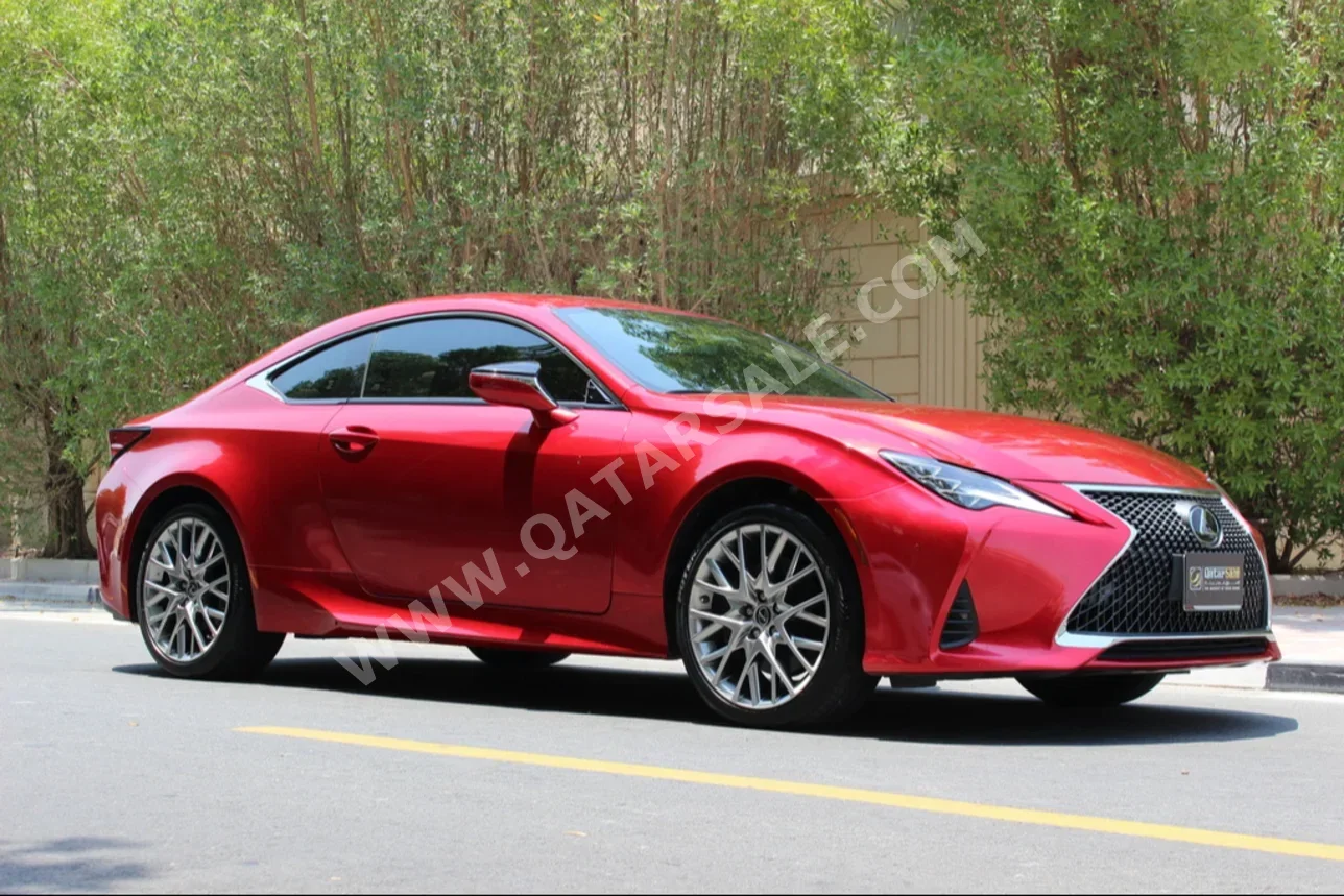 Lexus  RC  350  2022  Automatic  32٬250 Km  6 Cylinder  Rear Wheel Drive (RWD)  Coupe / Sport  Red