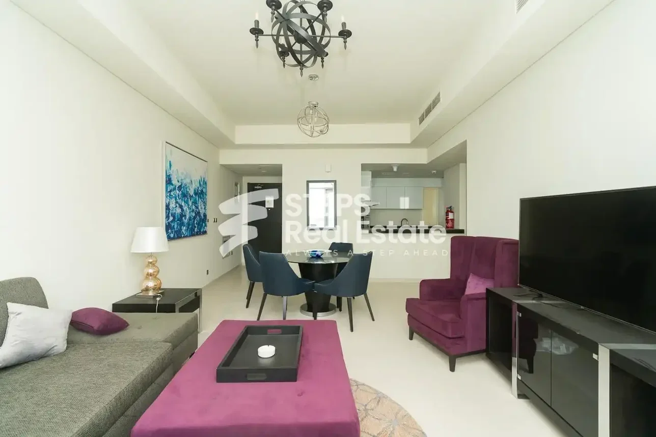 3 Bedrooms  Apartment  in Lusail -  Waterfront Residential  Fully Furnished