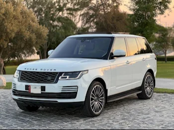 Land Rover  Range Rover  Vogue SE Super charged  2018  Automatic  99,000 Km  6 Cylinder  Four Wheel Drive (4WD)  SUV  White