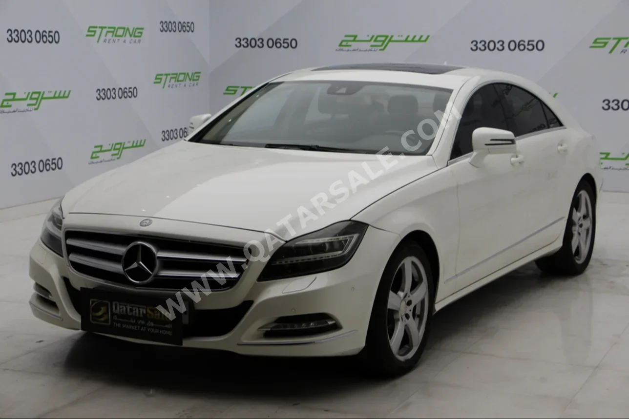 Mercedes-Benz  CLS  350  2014  Automatic  97,000 Km  6 Cylinder  Rear Wheel Drive (RWD)  Sedan  White