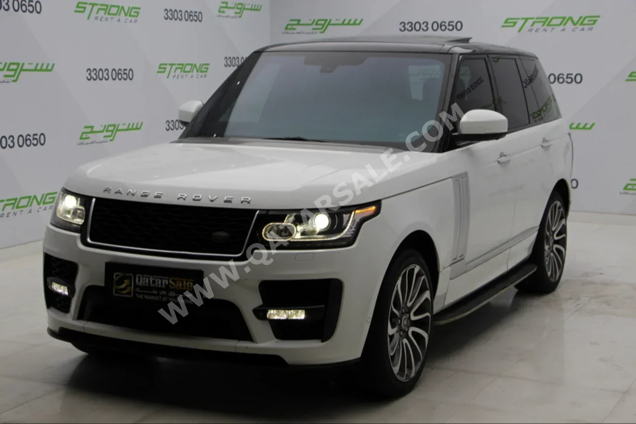 Land Rover  Range Rover  Vogue  Autobiography  2014  Automatic  177,000 Km  8 Cylinder  Four Wheel Drive (4WD)  SUV  White