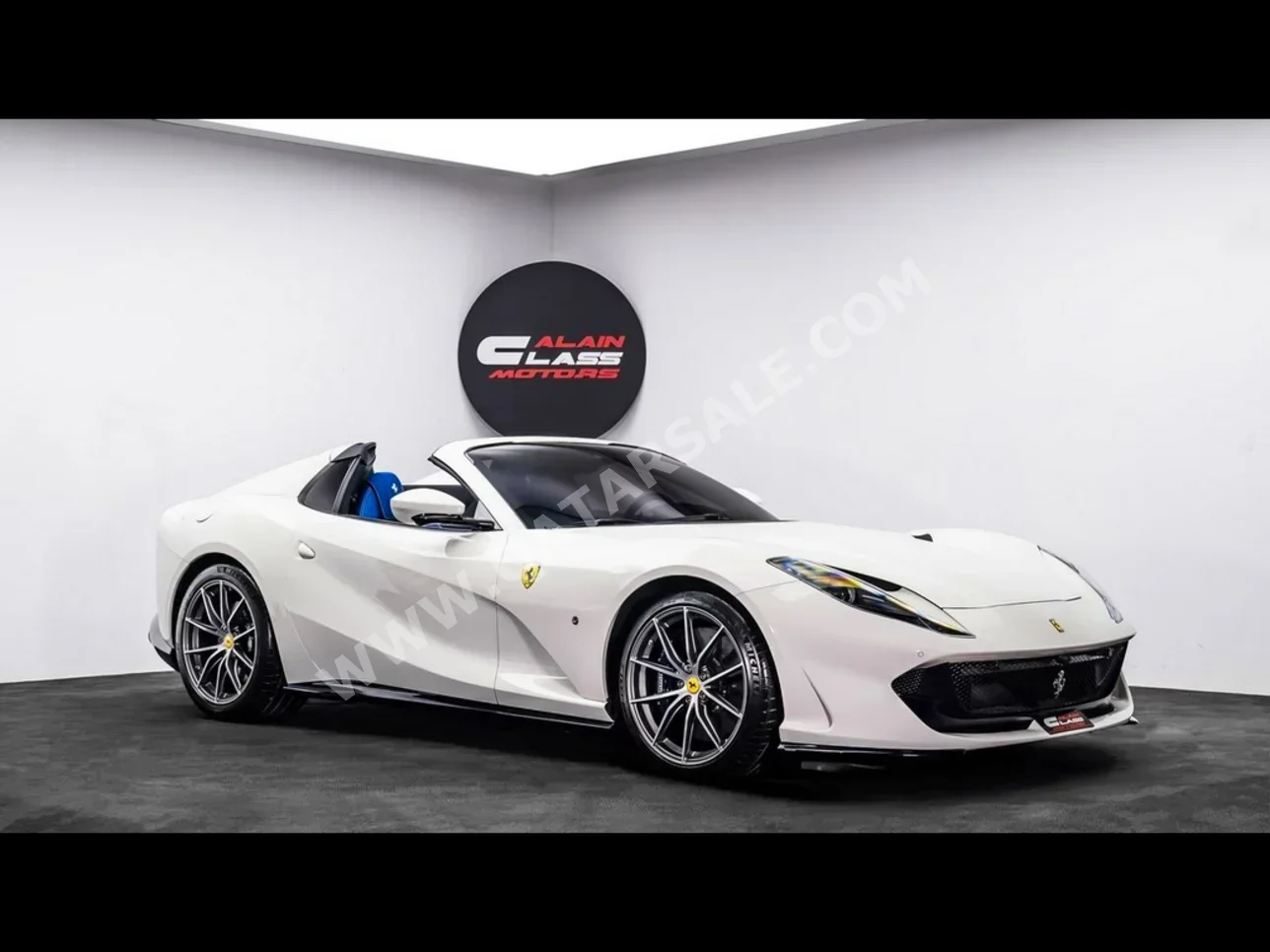 Ferrari  812  GTS  2023  Automatic  929 Km  12 Cylinder  Rear Wheel Drive (RWD)  Convertible  White  With Warranty