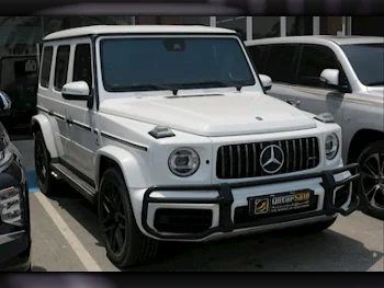 Mercedes-Benz  G-Class  500  2022  Automatic  97,950 Km  8 Cylinder  Four Wheel Drive (4WD)  SUV  White  With Warranty