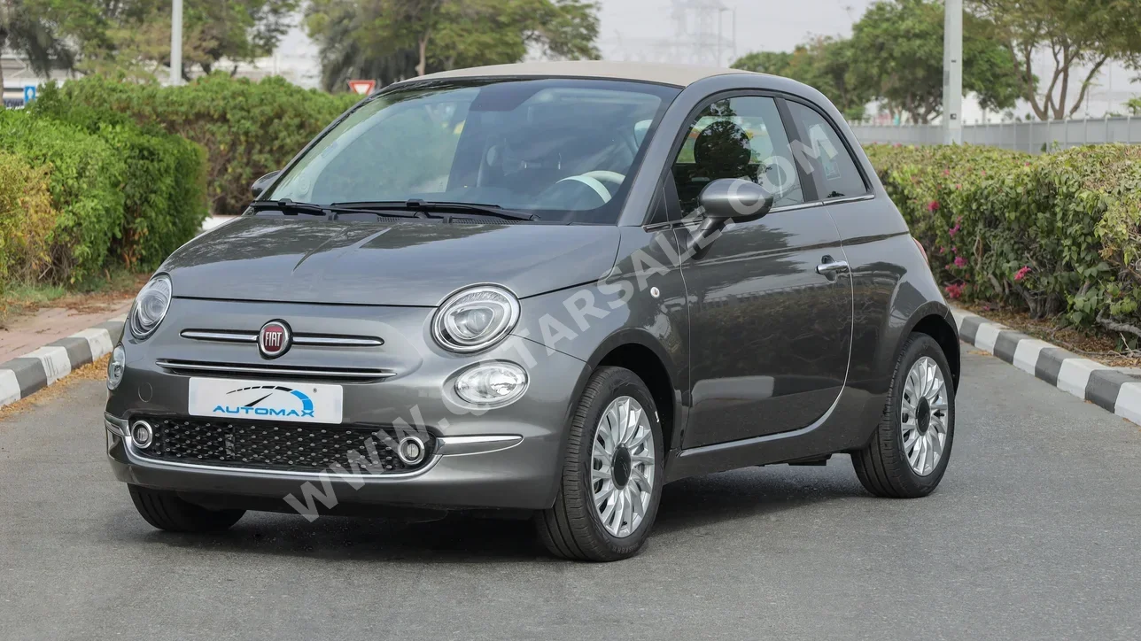 Fiat  500  2024  Automatic  0 Km  4 Cylinder  Front Wheel Drive (FWD)  Convertible  Gray  With Warranty