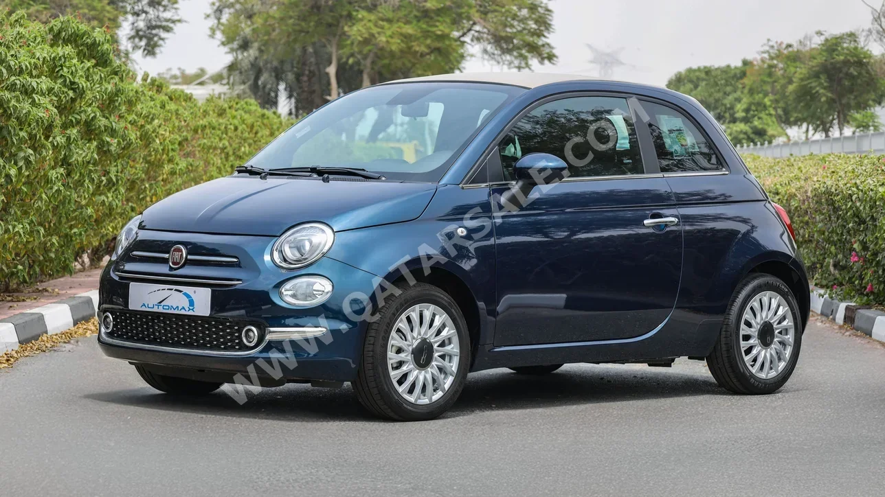 Fiat  500  2024  Automatic  0 Km  4 Cylinder  Front Wheel Drive (FWD)  Convertible  Blue  With Warranty