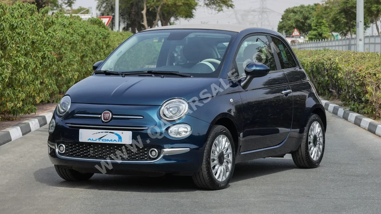 Fiat  500  2024  Automatic  0 Km  4 Cylinder  Front Wheel Drive (FWD)  Convertible  Blue  With Warranty