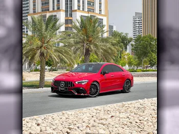 Mercedes-Benz  CLA  45 AMG  2020  Automatic  47,000 Km  4 Cylinder  Rear Wheel Drive (RWD)  Sedan  Red