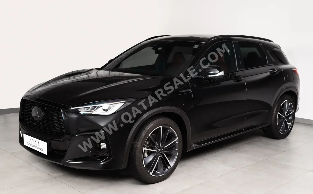 Infiniti  QX  50S  2023  Automatic  20,400 Km  4 Cylinder  All Wheel Drive (AWD)  SUV  Black  With Warranty