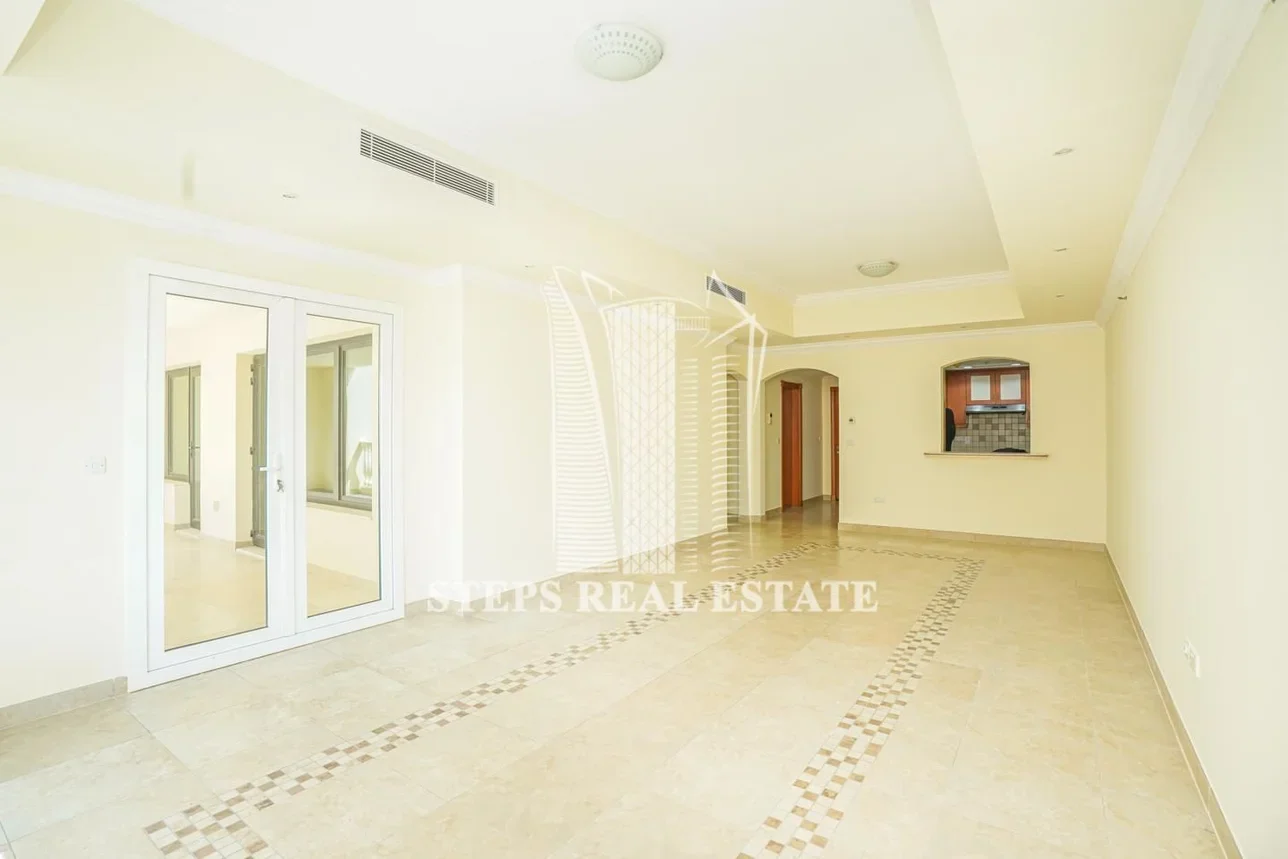 2 Bedrooms  Apartment  in Doha -  The Pearl  Semi Furnished