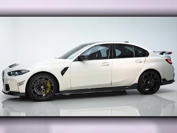 BMW  M-Series  3 Competition  2022  Automatic  45٬000 Km  6 Cylinder  Rear Wheel Drive (RWD)  Sedan  White  With Warranty