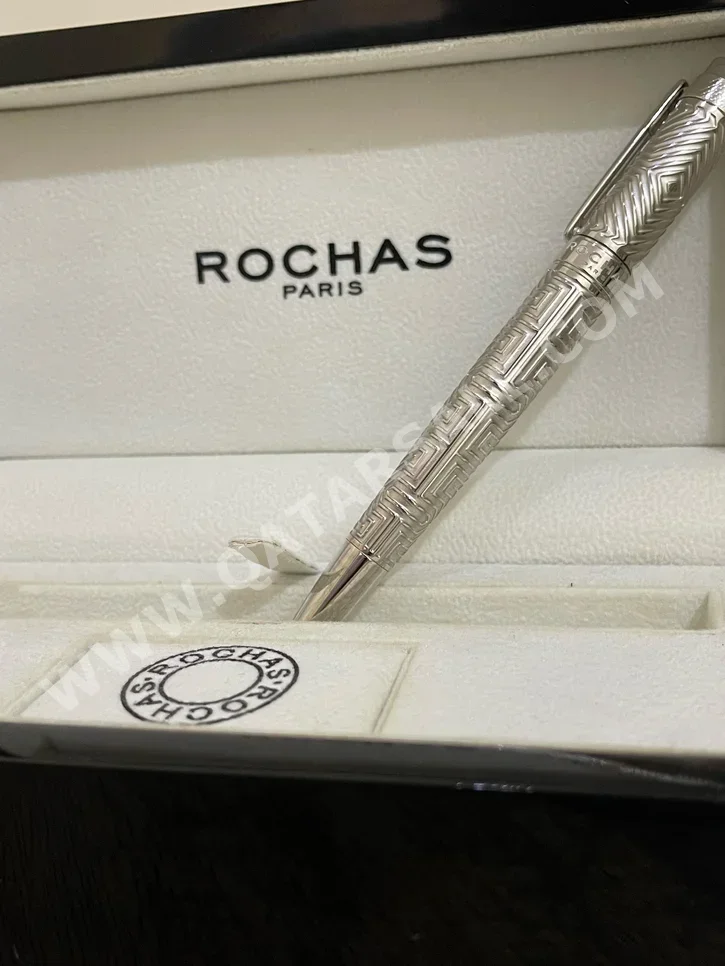 Rochas Paris  Silver -  Year 2024  Fountain Pen