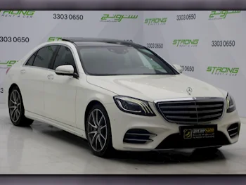 Mercedes-Benz  S-Class  450AMG  2018  Automatic  169,000 Km  6 Cylinder  Rear Wheel Drive (RWD)  Sedan  White