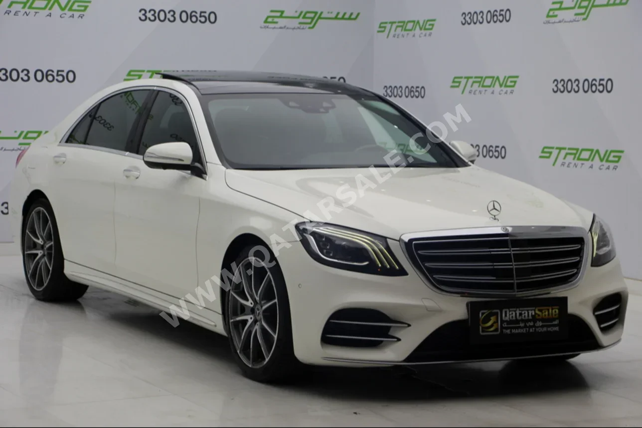 Mercedes-Benz  S-Class  450AMG  2018  Automatic  169,000 Km  6 Cylinder  Rear Wheel Drive (RWD)  Sedan  White