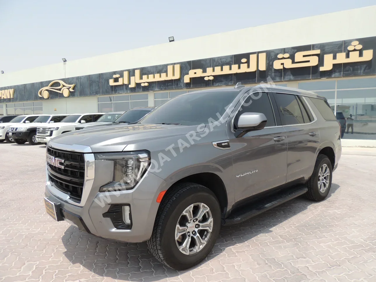 GMC  Yukon  SLE  2022  Automatic  83,000 Km  8 Cylinder  Rear Wheel Drive (RWD)  SUV  Gray  With Warranty