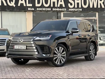 Lexus  LX  600 Luxury  2022  Automatic  55٬000 Km  6 Cylinder  Four Wheel Drive (4WD)  SUV  Black  With Warranty