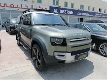 Land Rover  Defender  110  2020  Automatic  87,000 Km  6 Cylinder  Four Wheel Drive (4WD)  SUV  Green