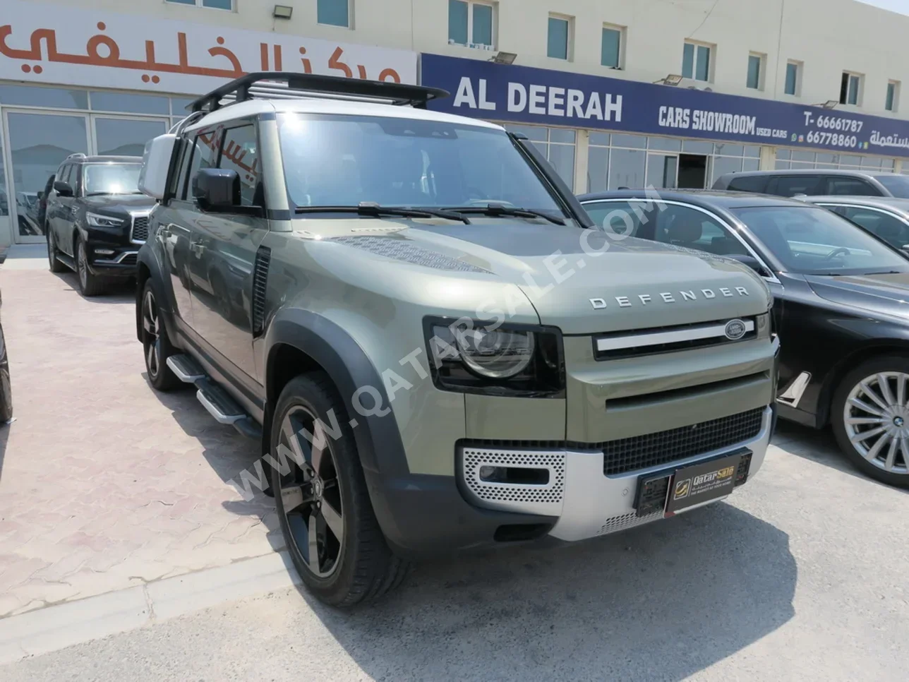 Land Rover  Defender  110  2020  Automatic  87,000 Km  6 Cylinder  Four Wheel Drive (4WD)  SUV  Green