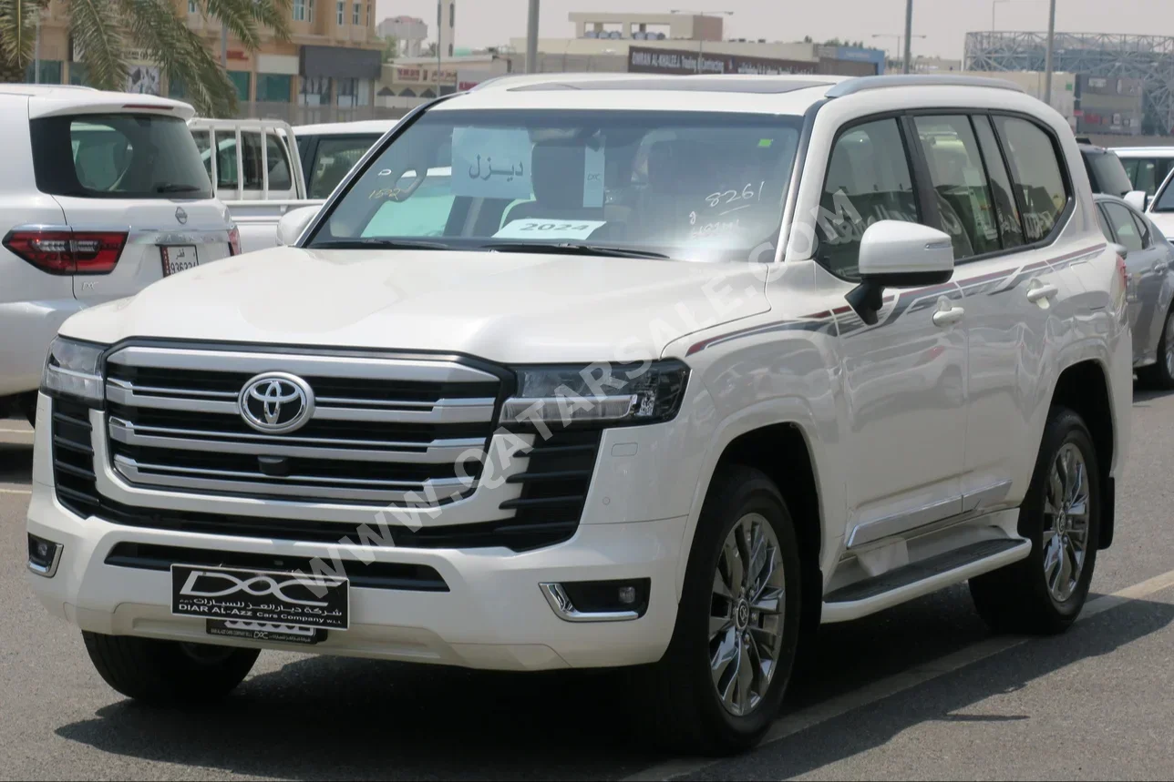 Toyota  Land Cruiser  GXR Twin Turbo  2024  Automatic  0 Km  6 Cylinder  Four Wheel Drive (4WD)  SUV  White  With Warranty