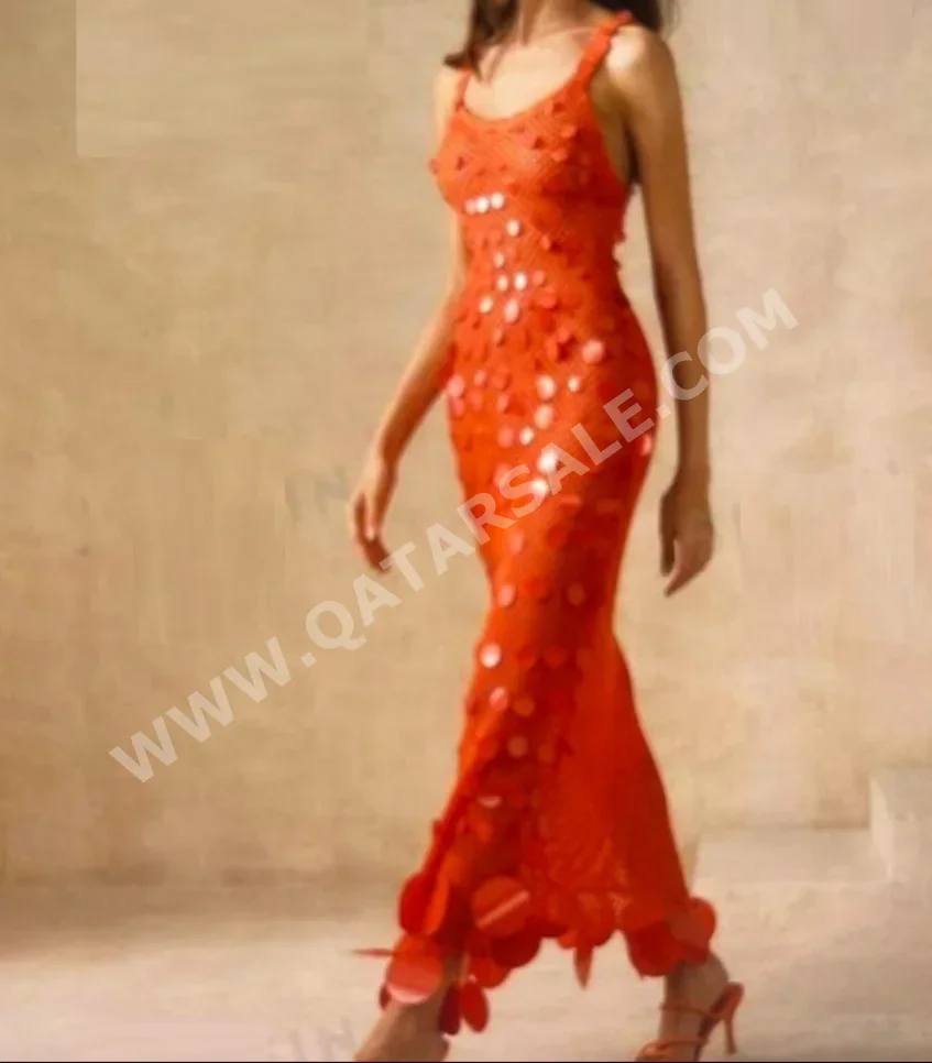 Dress  - Orange  -Size: M