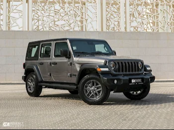 Jeep  Wrangler  4 Cylinder  SUV 4x4  Dark Grey  2024