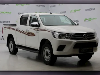 Toyota  Hilux  2018  Automatic  59,000 Km  6 Cylinder  Four Wheel Drive (4WD)  Pick Up  White