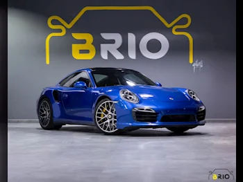 Porsche  911  Turbo S  2015  Automatic  65,000 Km  6 Cylinder  Rear Wheel Drive (RWD)  Coupe / Sport  Blue