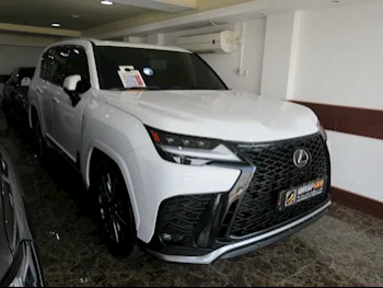 Lexus  LX  600 F Sport  2023  Automatic  49,000 Km  6 Cylinder  Four Wheel Drive (4WD)  SUV  White  With Warranty