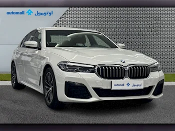 BMW  5-Series  520i  2021  Automatic  57,211 Km  4 Cylinder  Front Wheel Drive (FWD)  Sedan  White