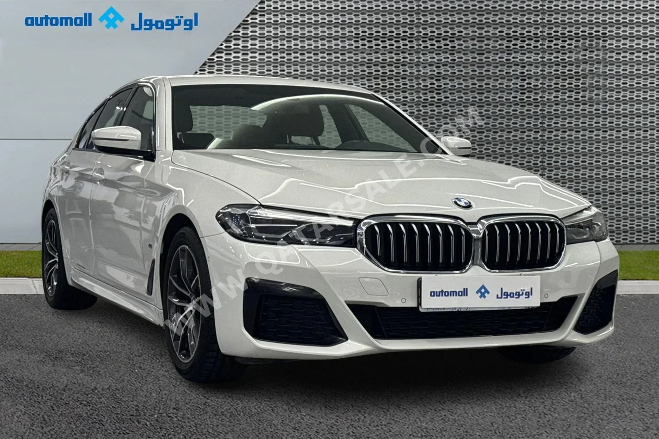 BMW  5-Series  520i  2021  Automatic  57,211 Km  4 Cylinder  Front Wheel Drive (FWD)  Sedan  White