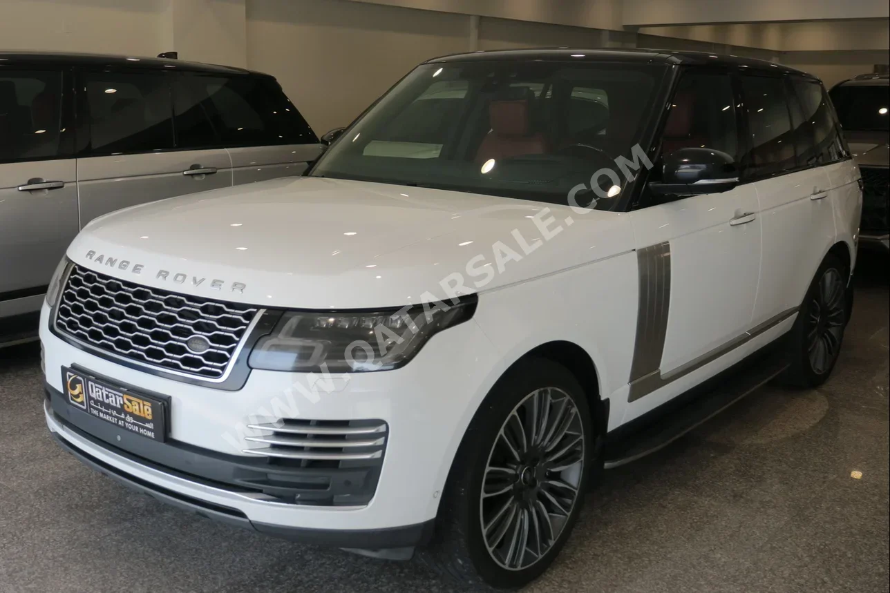 Land Rover  Range Rover  Vogue  Autobiography  2018  Automatic  67,000 Km  8 Cylinder  Four Wheel Drive (4WD)  SUV  White