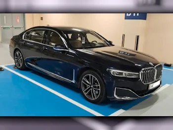 BMW  7-Series  730 Li  2020  Automatic  56,000 Km  6 Cylinder  Rear Wheel Drive (RWD)  Sedan  Dark Blue