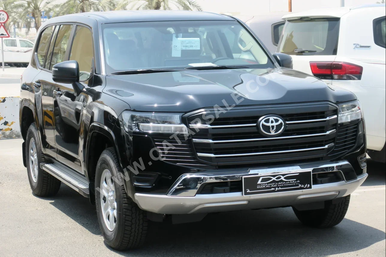 Toyota  Land Cruiser  GX  2024  Automatic  0 Km  6 Cylinder  Four Wheel Drive (4WD)  SUV  Black  With Warranty