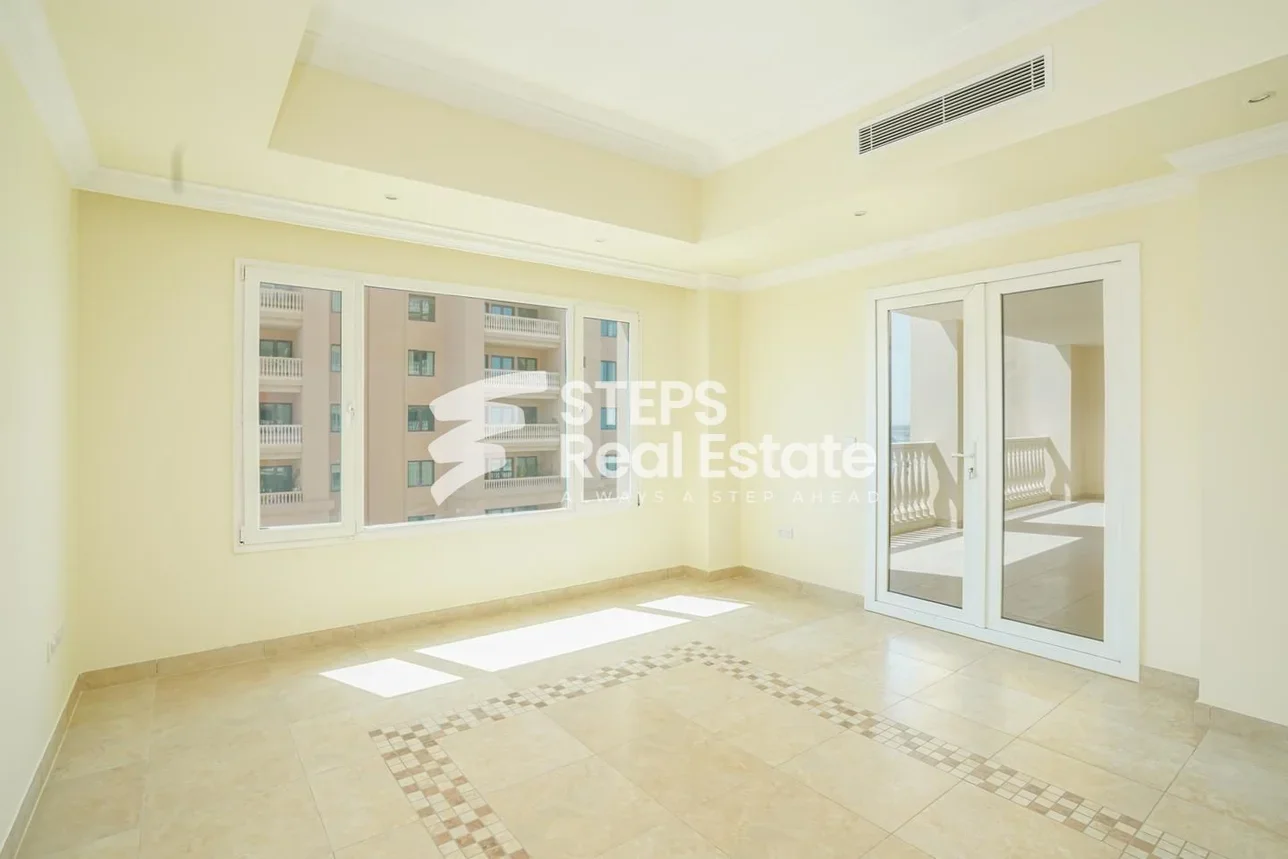 2 Bedrooms  Apartment  in Doha -  The Pearl  Not Furnished