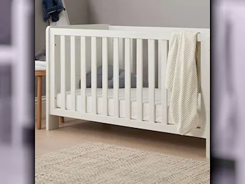 Kids Beds - Baby Crib  - White