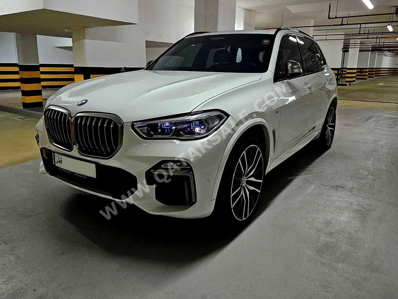 BMW  X-Series  X5 M50i  2020  Automatic  58,000 Km  8 Cylinder  All Wheel Drive (AWD)  SUV  White  With Warranty