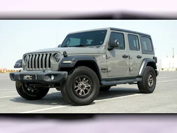 Jeep  Wrangler  Unlimited  2021  Automatic  66,000 Km  6 Cylinder  Four Wheel Drive (4WD)  SUV  Phantom Grey  With Warranty